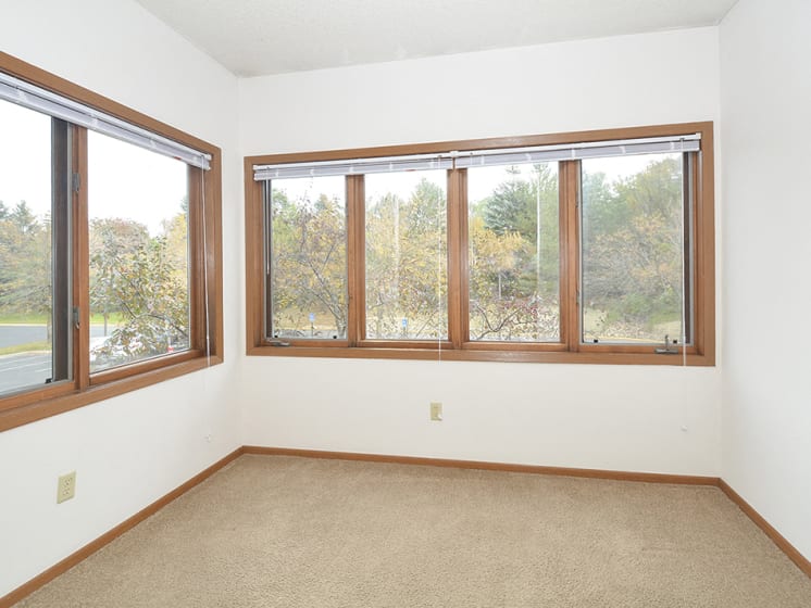 Large Windows Let in Lots of Natural Light